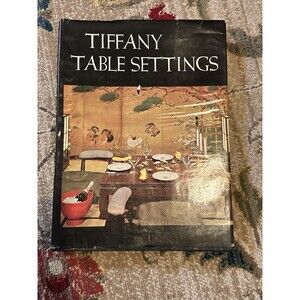 Tiffany Table Settings hard cover book
